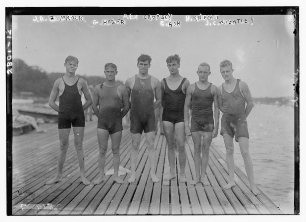 early male swimsuits