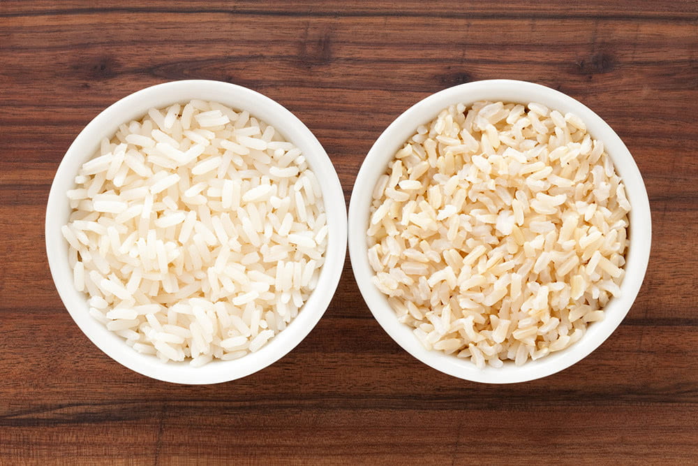 two bowls of rice