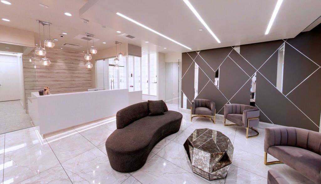 Inside the lobby of Cosmetic Surgery of Las Vegas